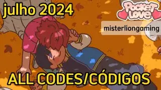 CÓDIGOS POCKET LOVE | JULHO 2024 | POCKET LOVE CODES | POCKET LOVE GIFT CODES | REDEEM CODES 🎁🎁