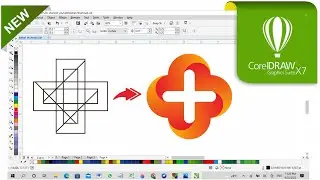 cara desain logo 3d di coreldraw x 7 | tutorial coreldraw untuk pemula