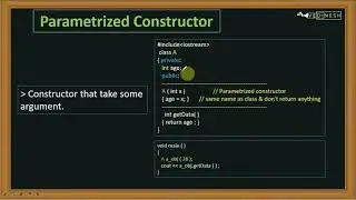 Parameterized Constructor in C++ | C++ Tutorial for Beginners