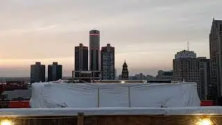 December 2021 Detroit Michigan 19 stories at the lift build