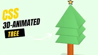 Animated Tree using Html & CSS Only | CSS 3D Animation Effects