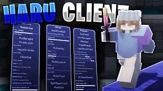 This FREE Minecraft Hacked Client is INSANE for Bedwars & Skywars - Haru Client MCP