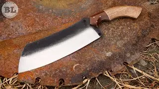 Creating a Chopper Knife from an Old Saw Blade