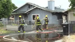 2 homes damaged in San Miguel fire