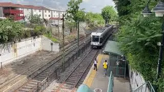 The Subway/Lightrail in Newark, New Jersey, USA 2022