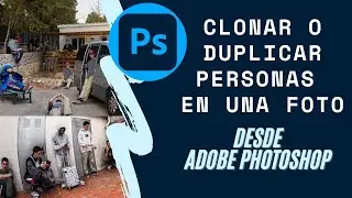 Cómo CLONAR / DUPLICAR PERSONAS en una FOTO | Adobe Photoshop Tutorial