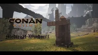 Conan Exiles: How to Build a Medieval Windmill (With Wheel of Pain)