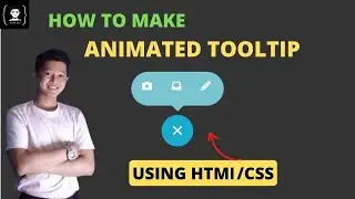 How To Make Animated Tooltip Using HTML CSS (SO SIMPLE)