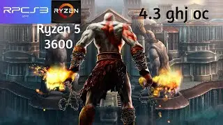 RPCS3 God of war 3 Ryzen5 3600 4.3Ghz OC