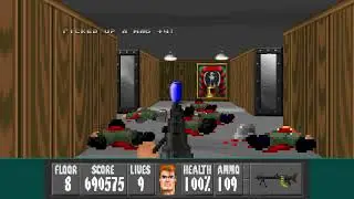 Töte Sie Alle! - E1M8: Living Quarters - [Wolfenstein 3D MOD] (2023) | 4K/60