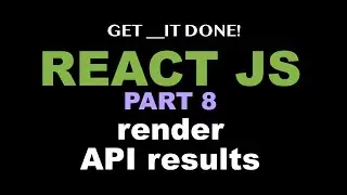 React JS Tutorial p.8 - Get Data from API on load using fetch() API