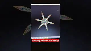 Python Turtle Graphics | Coding Video | Instagram Reels | Amazing design |