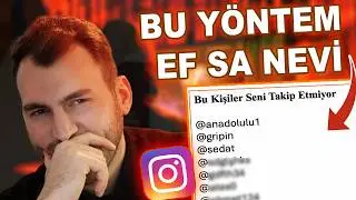 İNSTAGRAM’DA SENİ TAKİP ETMEYENLERİ BULMA YÖNTEMİ