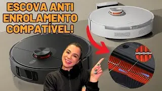 Transforme seu ROBÔ ASPIRADOR XIAOMI com uma ESCOVA QUE CORTA OS FIOS DE CABELO!