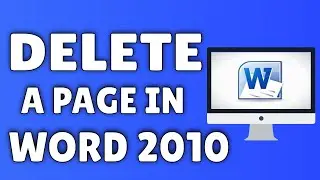 How To Delete A Page In Word 2010 ✅