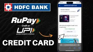 💥 Apply HDFC Bank Rupay UPI Credit Card Lifetime Free!