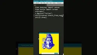 Step to Step Create Mahadev Drawing using Python #coding #python