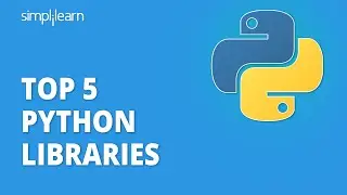 Top 5 Python Libraries | Most Useful Python Libraries | Python Libraries | #Shorts | Simplilearn