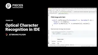 Power Tip: Image to Code OCR | JetBrains Plugin