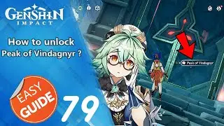 Genshin Impact-How to unlock Peak of Vindagnyr Dragonspine Domain In The Mountains Quest Easy Guide