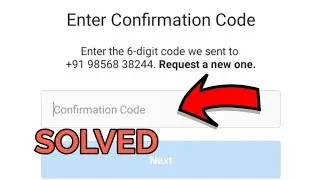 Instagram Confirmation/Verification Code Not Received Problem Solved