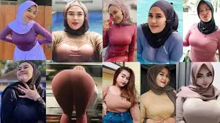 TIKTOK JILBAB GUNUNG NONJOL BULAT BESAR ||JILBAB KETAT EP 13 |JILBAB KETAT