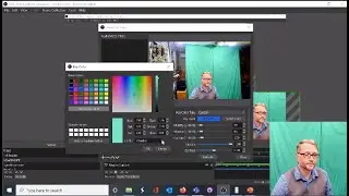 Screencasting video in OBS with a real-time MS Teams interface