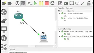 connet router to pc in gns3 how to connect gns3 router and pc #cisco #netwoking #configration #gns3