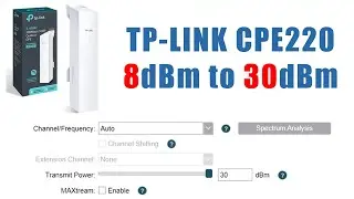 Mengatasi Tp-Link CPE220 Transmit Power Limit 8dBm ke 30dBm