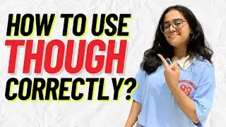 Using THOUGH Correctly | Daily Use English Words Practice #shorts #englishwords #ananya #learn