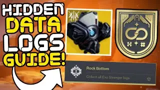 ALL 5 HIDDEN Data Logs in the Deep Stone Crypt!! (Rock Bottom/Raid Ghost Triumph)