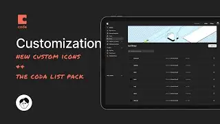 The New Coda Custom Icons and How to Use the Coda List Pack