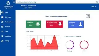 [Part-2] Designing a Book Shop Management System (Ui Only)