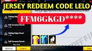 Redeem code free fire today | today free fire redeem code | free fire jersey redeem code