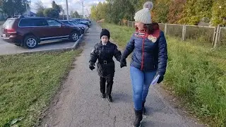 Куда мы пропадали на год Куда Настя пошла учиться Гуляем! Семья Марины Петрушенко