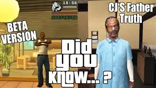 GTA San Andreas Secrets and Facts 16 Beta Features, CJ's Father, Myths, Legends