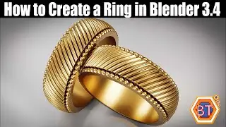 How to Create a Ring in Blender 3.4 | 3D Modeling Tutorial