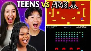 Teens Play Retro Games For The First Time! (Atari)