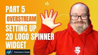 FREE widgets for your stream - OverStream Studio part 5 - 2D Logo spinner Widget