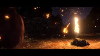 The Croods (2013) - Eep confuses torch of fire to Sun