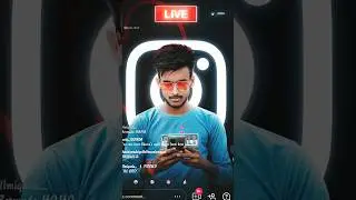 Instagram Live Concept Photo Editing / Neon Light Effect / Glow Light photo editing #shorts #short