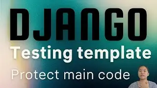 How To Start Coding Django | Testing Template