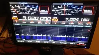 Yaesu FTDX 101D Подключение монитора