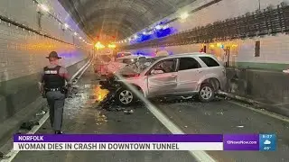 Driver killed in suspected DUI crash in Norfolks Downtown Tunnel