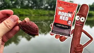 Method Feeder Fishing With Peperami and Robin Red Pellets | Supermarket Baits