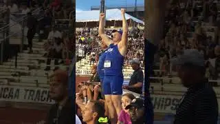 Dallin Shurts Cheers On Kenneth Rooks During His Race To Victory In The 3K Steeplechase #shorts