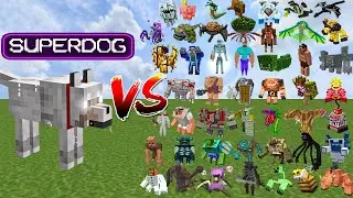 SUPERDOG vs 100 BOSS MOBS
