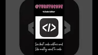 Six Best and most popular code editor and ide || Tips & Tricks