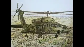 How to Draw a UH-60 Blackhawk