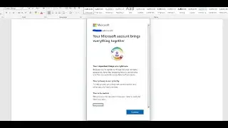 How To Get Rid Of Pop Up Your Microsoft Account Brings Everything Together On Microsoft Office Apps